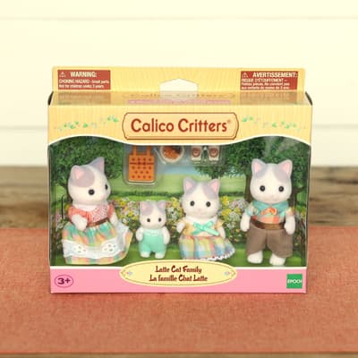 Calico Critters Latte Cat Family