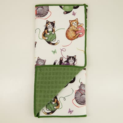 Calico Cats Drying Mat
