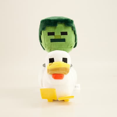 8" Zombie Chicken Jockey Minecraft Deluxe Plush