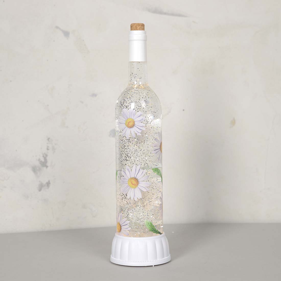 Daisy Bottle Glitter Globe Cracker Barrel