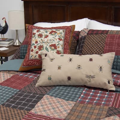 Donna Sharp Appalachia Plaid 2 Piece Decor Pillow Set