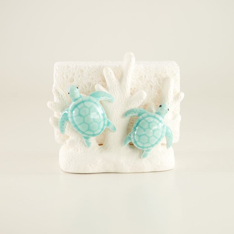 Ceramic Turtle Sponge Holder
