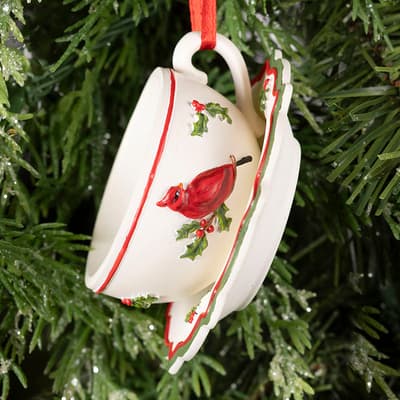 Tea Cup And Saucer Ornament
