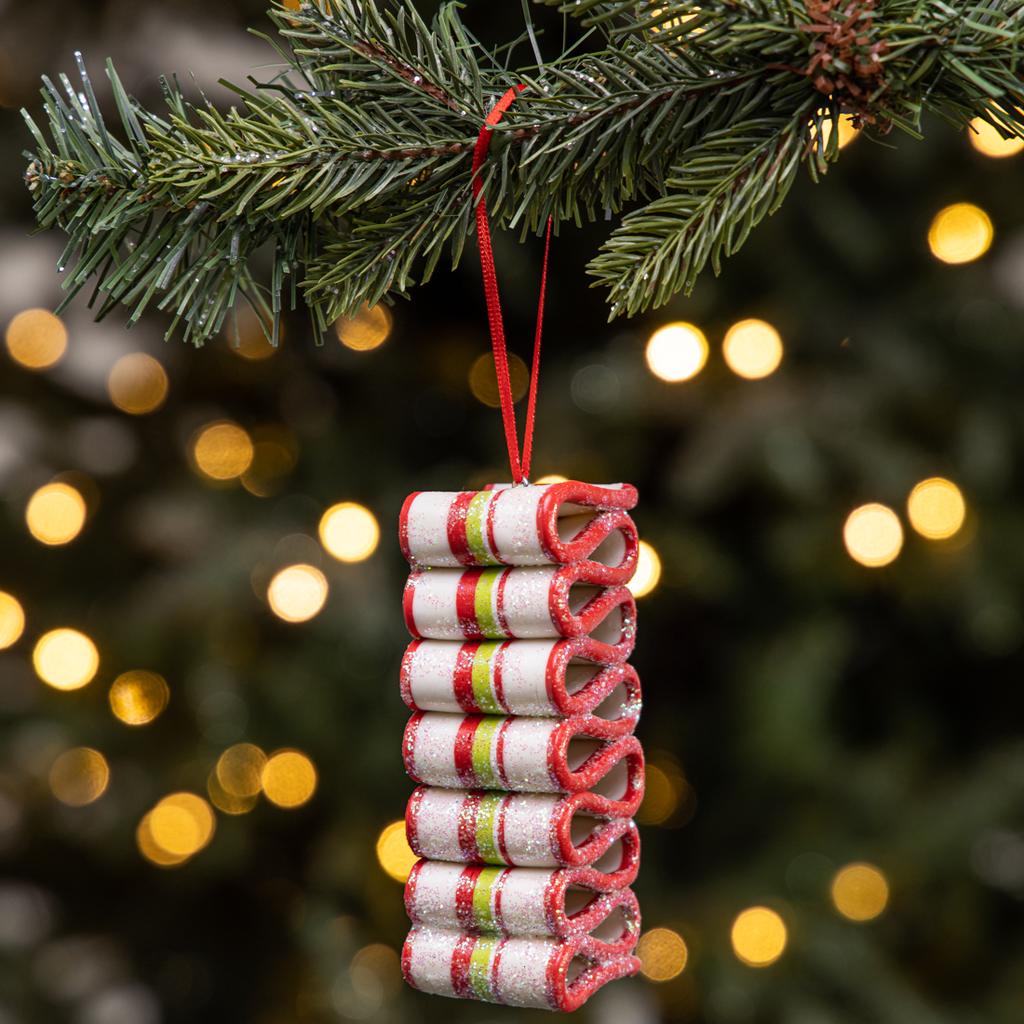 Assorted Ribbon Candy Ornaments