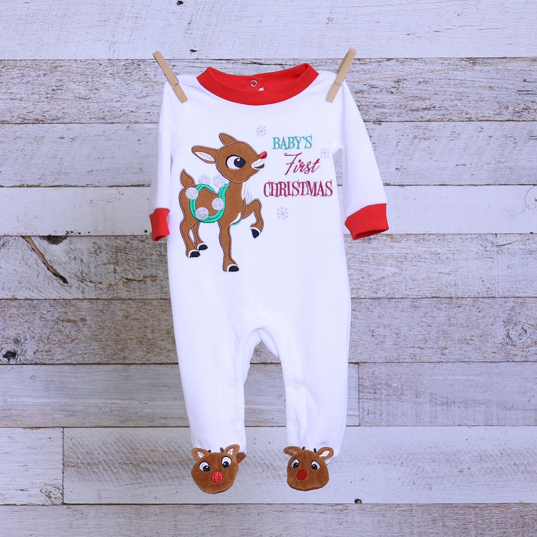 Rudolph best sale baby pajamas