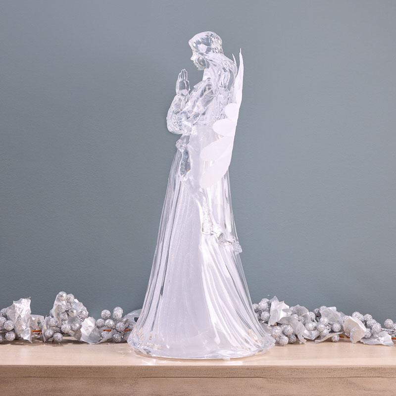 Fiber Optic Angel Figurines