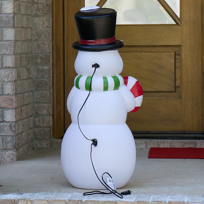 Lighted hotsell snowman blow mold New With Tags