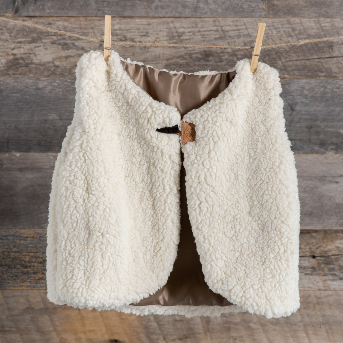 Toddler Sherpa Vest Cracker Barrel