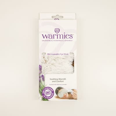 Warmies Marshmallow Brown Eye Mask