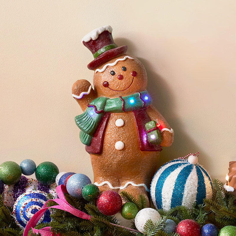 Lighted Gingerbread Boy - Cracker Barrel