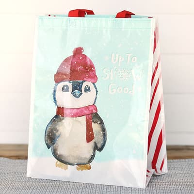 Up To Snow Good Penguin Medium Tote