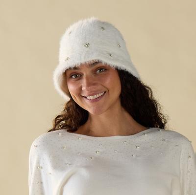 Bling Fuzzy Bucket Hat