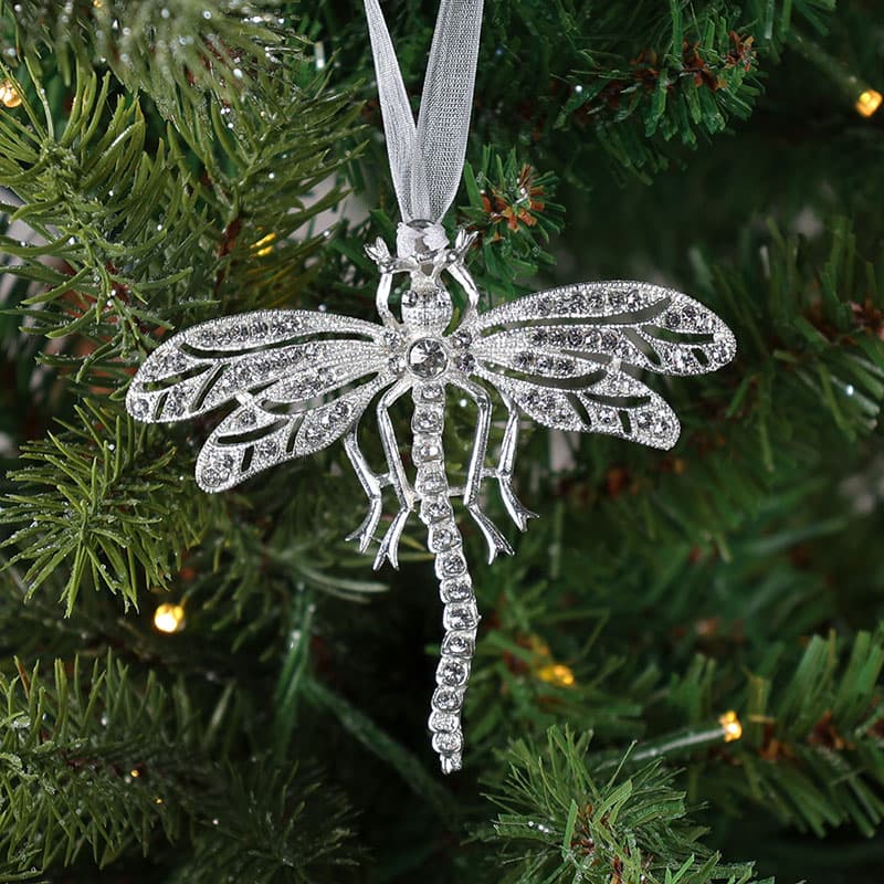 Dragonfly Ornament Made From Horseshoe Nails 