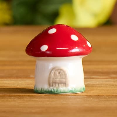 Mushroom House Mini Salt Shaker