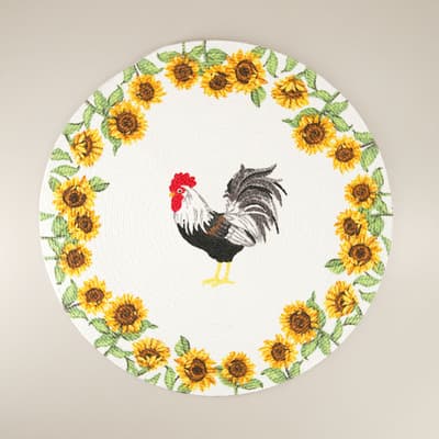 Rooster Braided Placemat