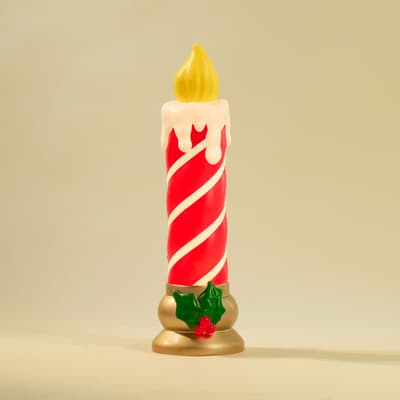 Christmas Candle Blow Mold