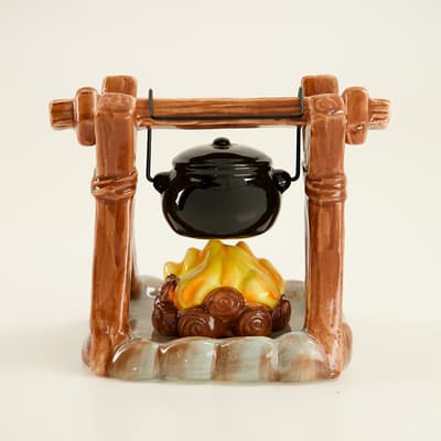 Campfire Salt and Pepper Set with Holder