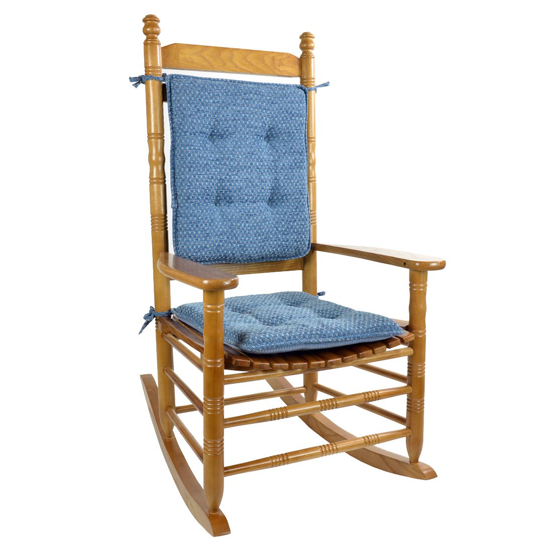 Rocking Chair Cushion Set Blue