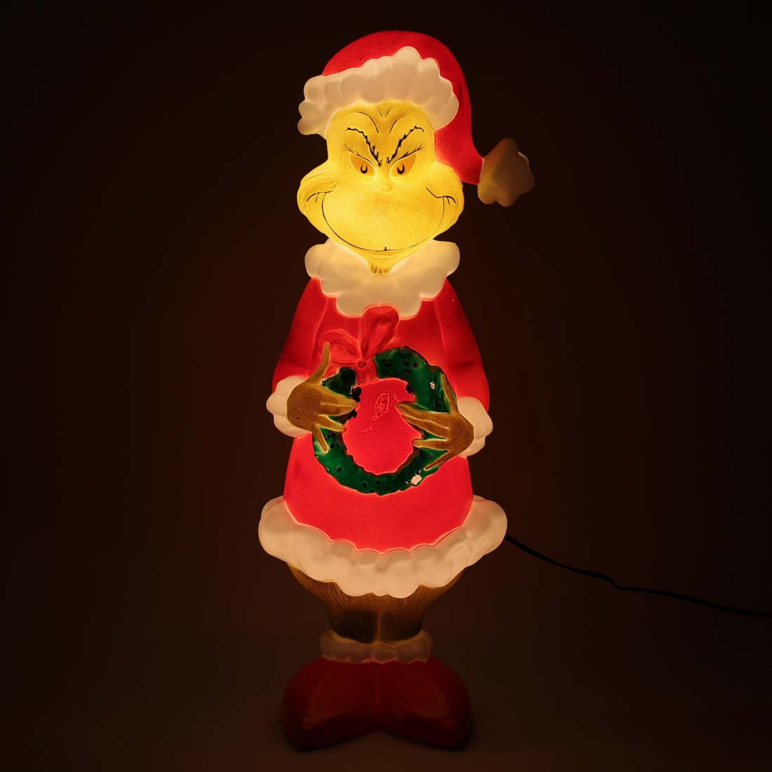 The authentic grinch Christmas light up mold