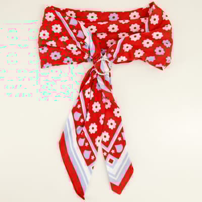 Daisy Scarf with Scarf Rings