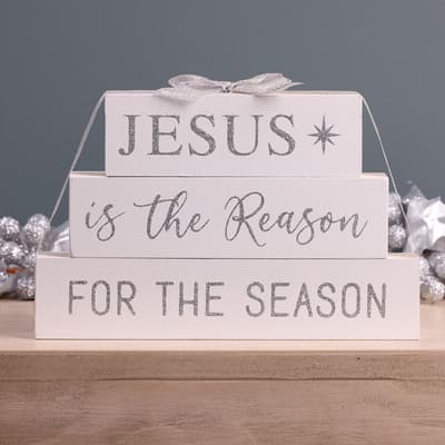 Jesus Is The Reason Block Sign