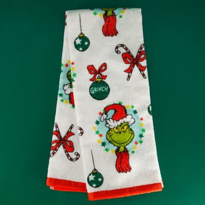 Hang It Up Grinch Towel