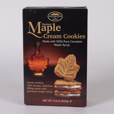 Maple Leaf Cream Cookies Box