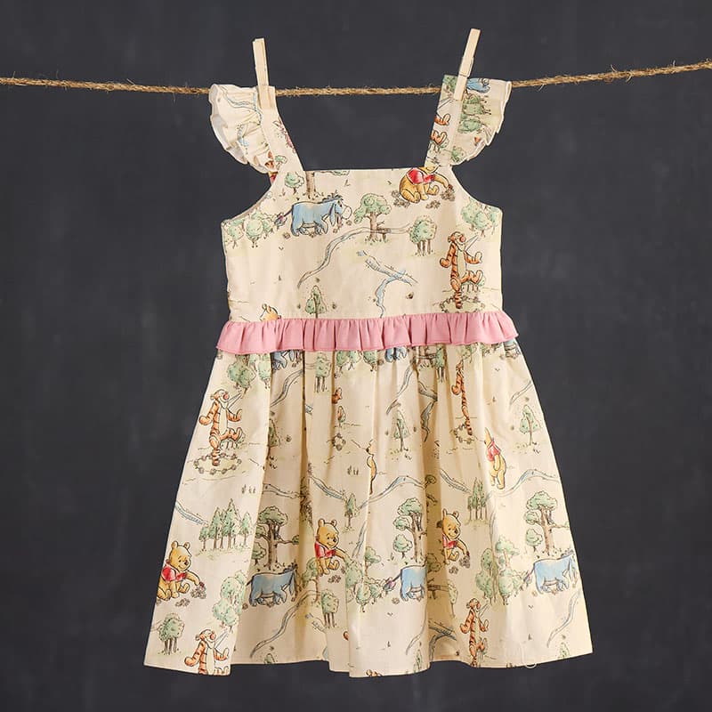 winnie the pooh dress Disney Winnie the Pooh x Unique Vintage Plus Size Pooh Farm Cotton Swing Dress