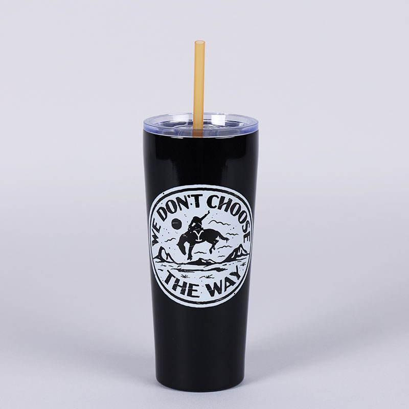 Glow in the Dark Skeleton 24 Oz. Cup with Straw - Cracker Barrel