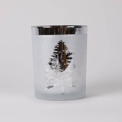 Glass Trees Candle Holder with Tealight