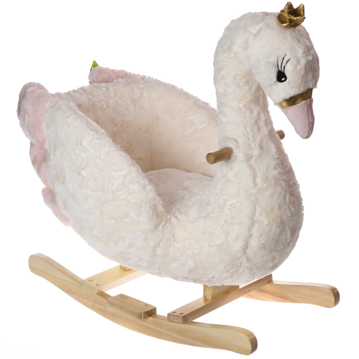 plush swan rocker