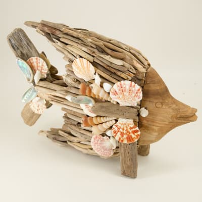 Driftwood Fish Decor