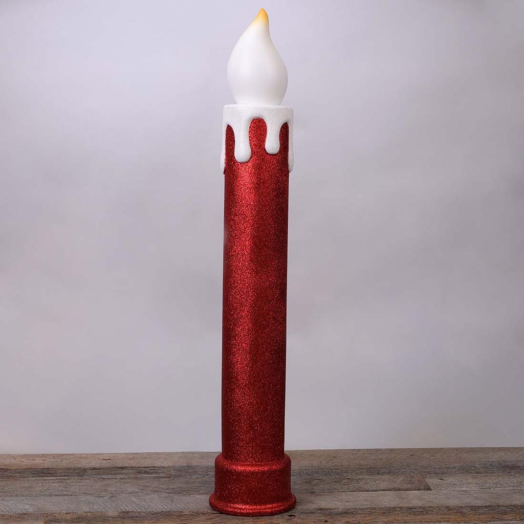 Blow Mold Faux Candle store Christmas Decor