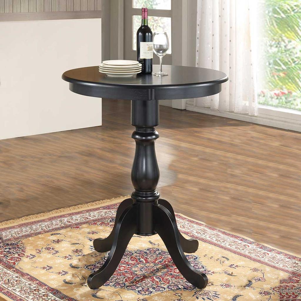 Bella 30 Round Top Bar Height Dining Table - Cracker Barrel