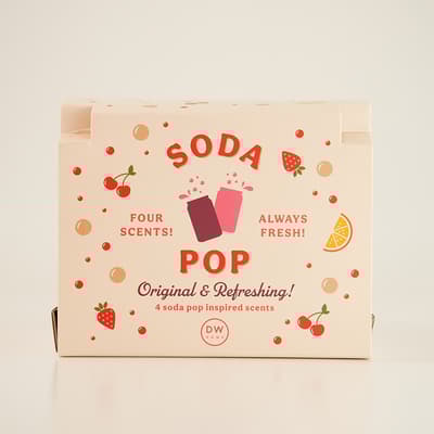 Soda Pop 4 Pack Candle Box Set