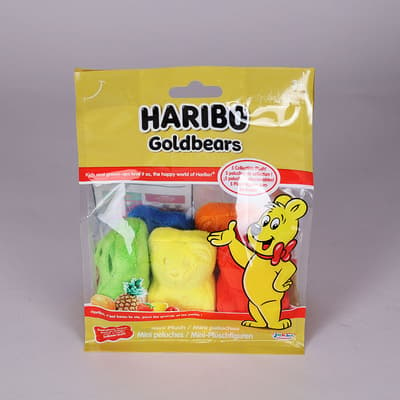 Haribo Gummy Bears 5 Pack Mini Plush