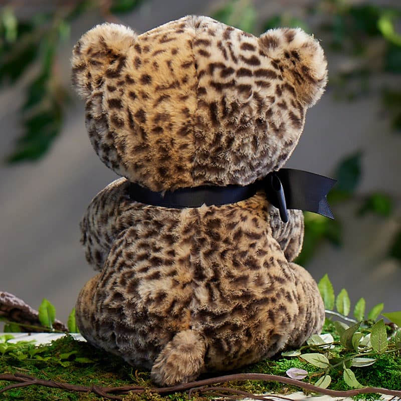 Cheetah Print Teddy Bear Cracker Barrel