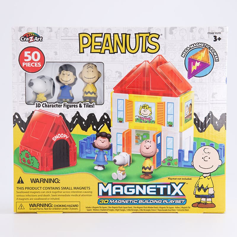 Peanuts Magnetix 3D Tile Set - Cracker Barrel