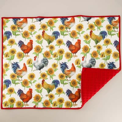 Rooster Drying Mat