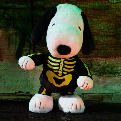 Snoopy Skeleton Costume Motion Plush