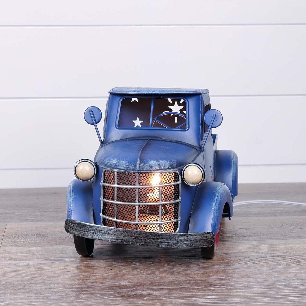 Blue Metal Truck Accent Light Cracker Barrel