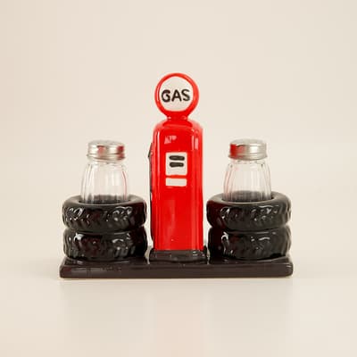 Gas Station Salt and Pepper Set