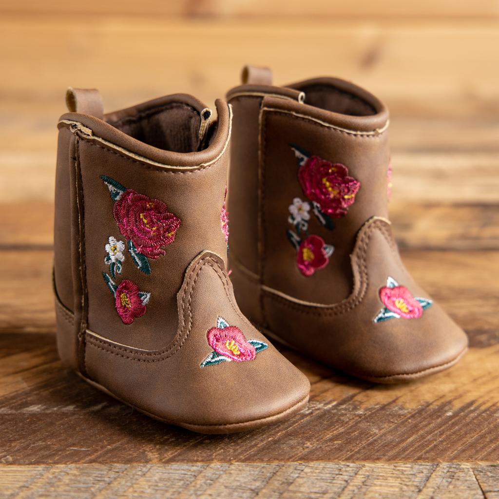 infant brown boots