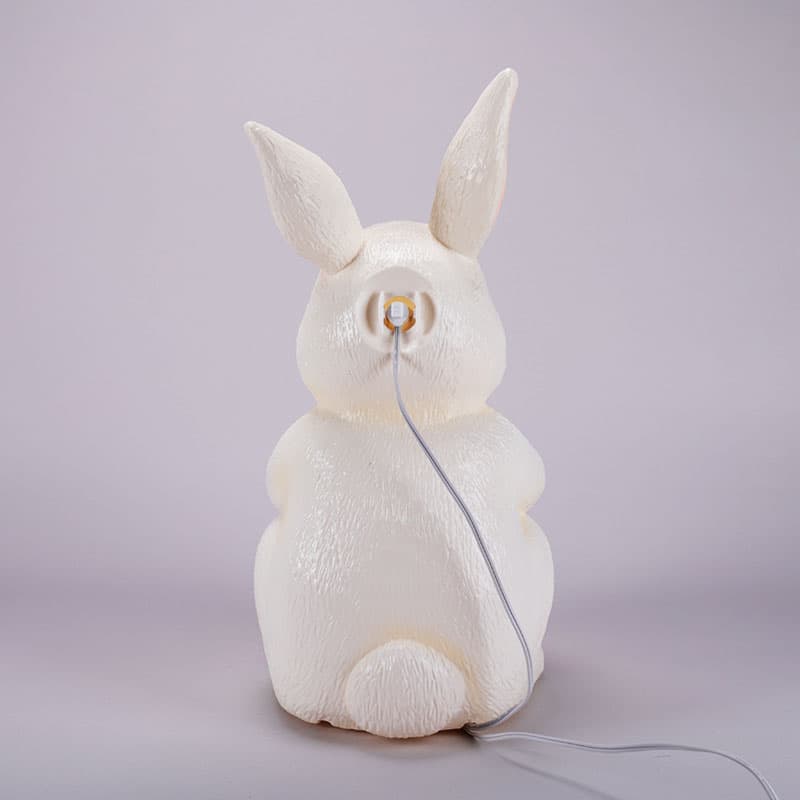 Easter Blowmold Mrs. orders Bunny rabbit Cracker Barrel lighted Blow mold lamp