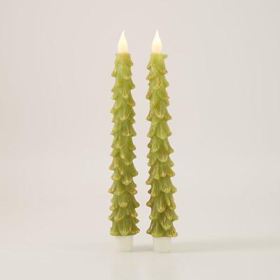 2 Pack Figural Tree LED Tapers