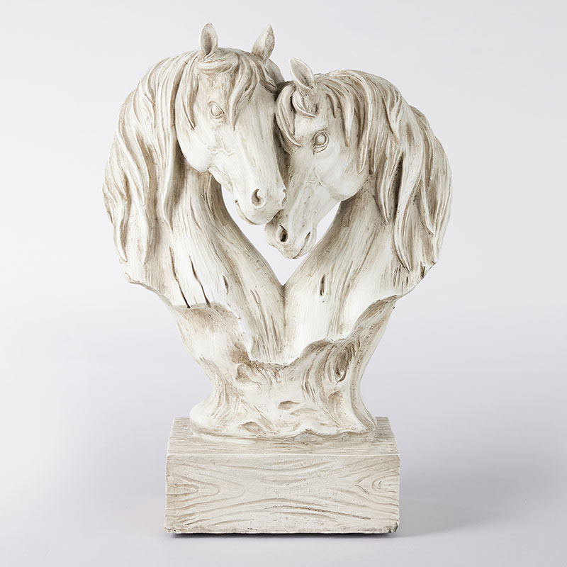 Horse Heart Bust Figurine Horse Cracker Barrel