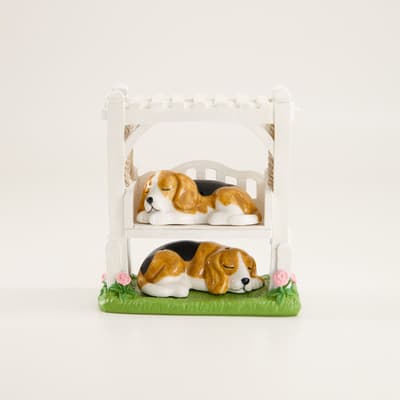 Dogs on Swing Salt and Pepper Set