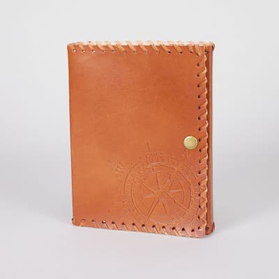 Leather Compass Journal