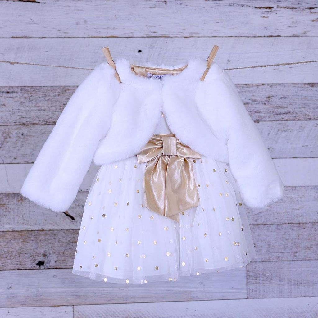 Infant hotsell fur jacket