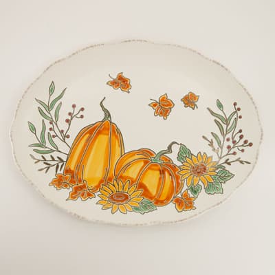Harvest Pumpkin Platter